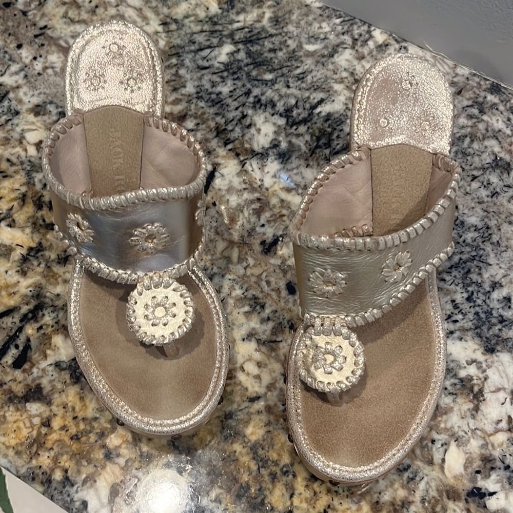 Jack Rogers Heeled Wedges